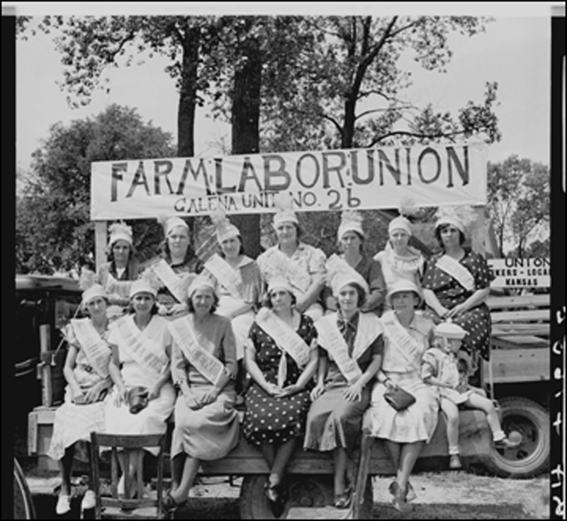 Farm labor union wives, Galena KS 1936 - httpspecialcollections-wichita-edu